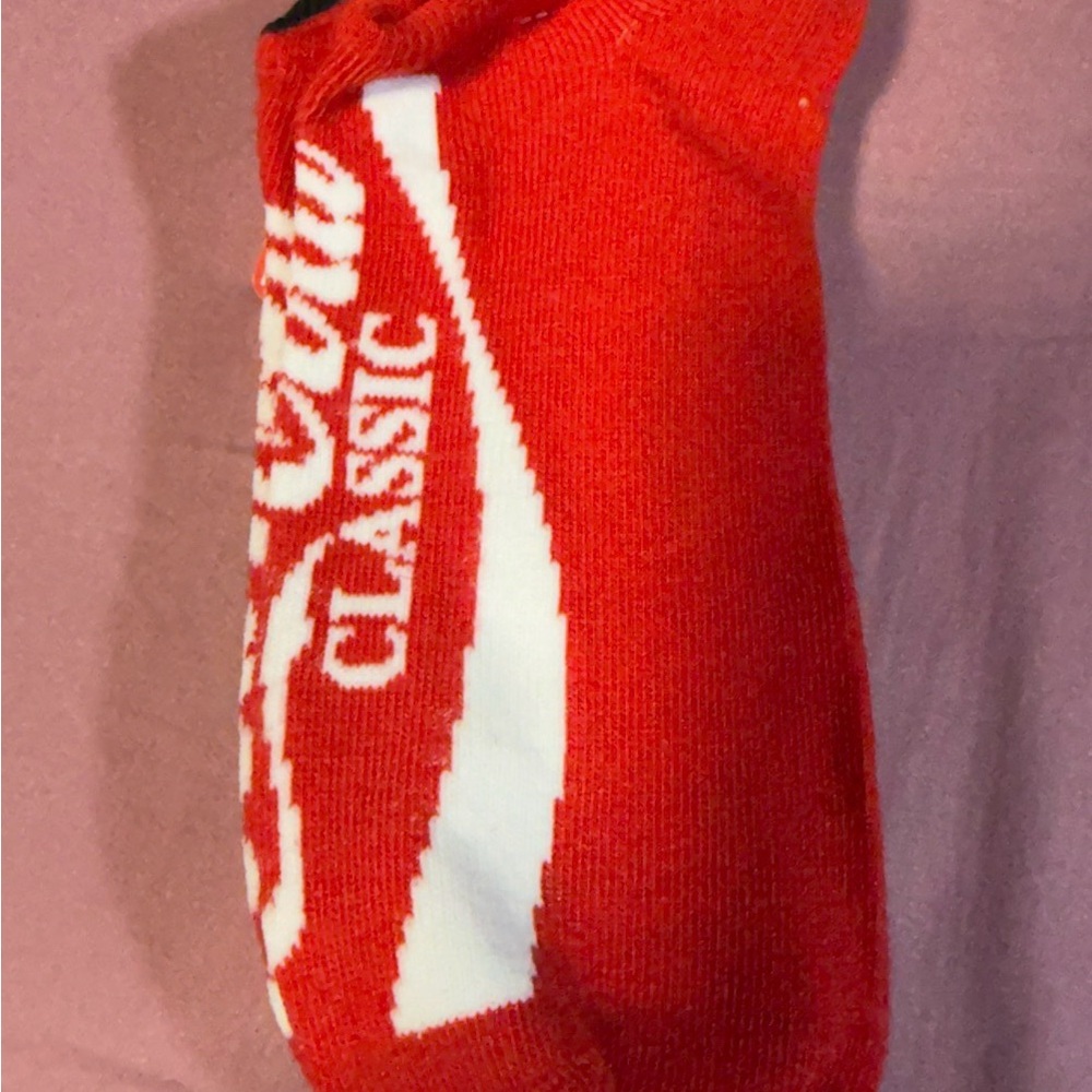 Coca Cola Vibrant Red Casual Socks